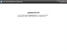 Tablet Screenshot of guppyzucht.net